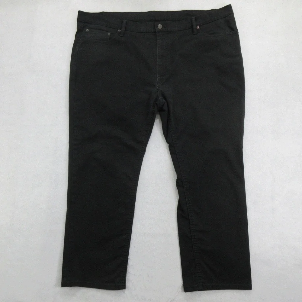 Levis 541 Mens Jeans Size 48x27 Black Athletic Taper Stretch
